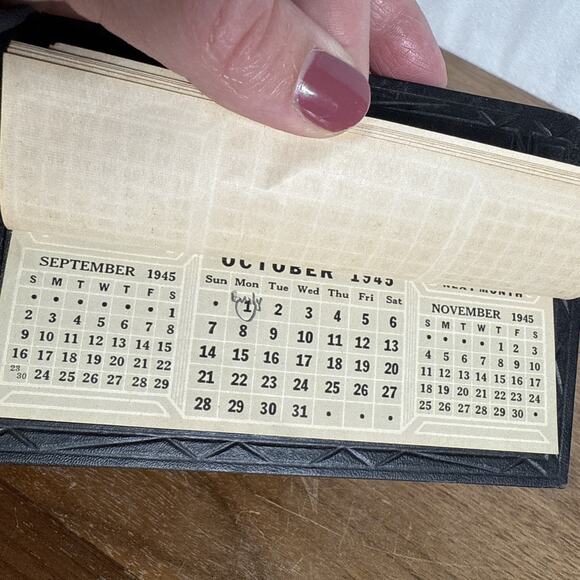 Arrow Safety Device Mt Holly New Jersey 1945 Advertising Calendar MCM Ads 1940s - Picture 6 of 8